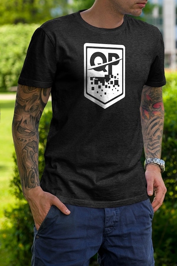QP GEAR SHIELD TEE Black