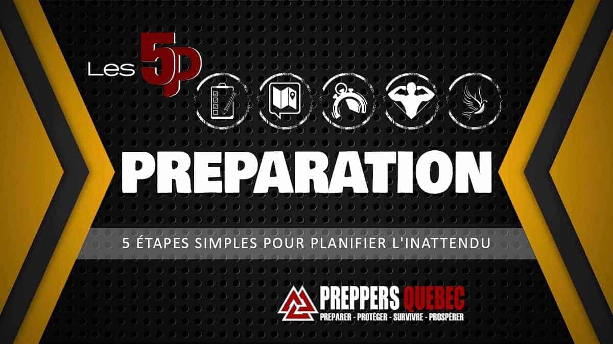 Les 5 P en Préparation