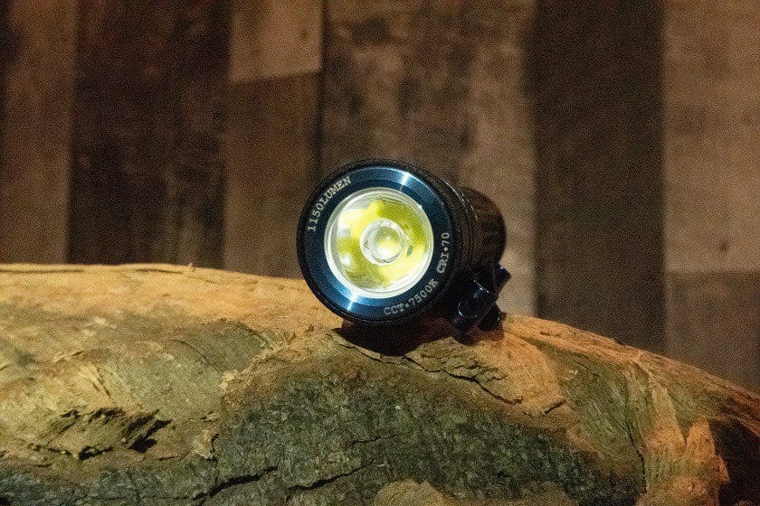 Optique TIR de la Olight S2R Baton II