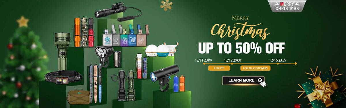 Vente de Noël Olight