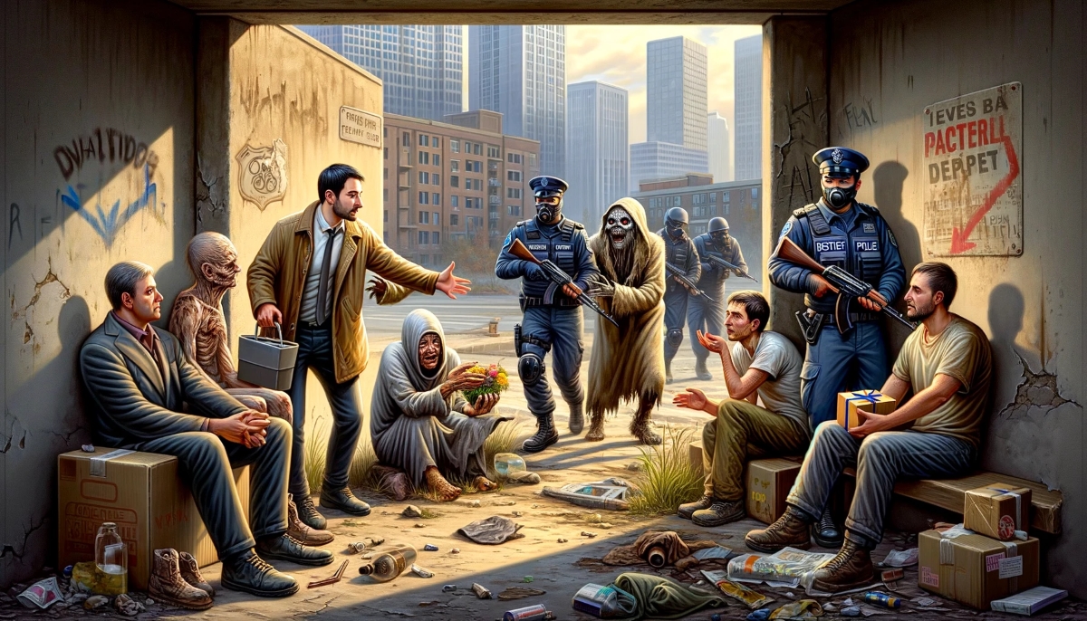 L'art de la survie : Identifier les menaces humaines dans un monde effondré