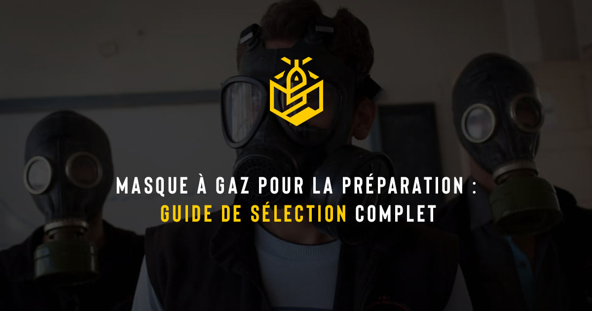 Masque à gaz pour la préparation : guide de sélection complet