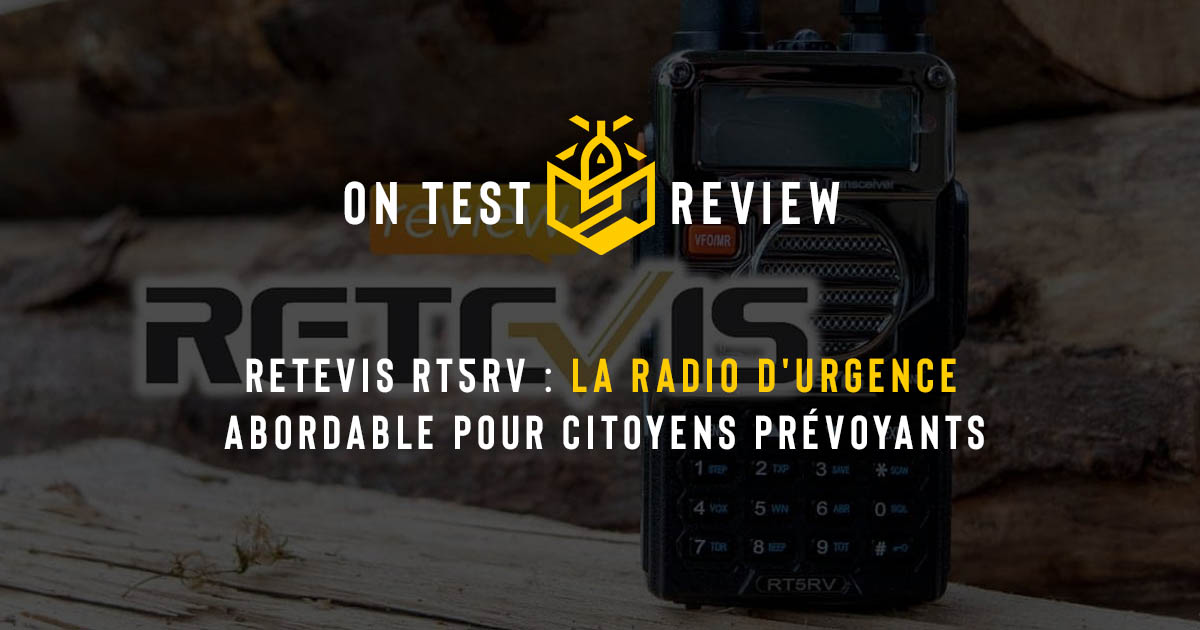 Retevis RT5RV : la radio d'urgence abordable pour citoyens prévoyants