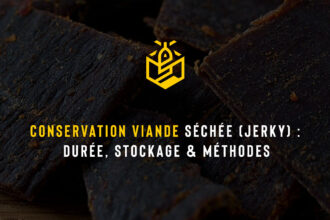 Conservation viande séchée (Jerky) : Durée, stockage & méthodes