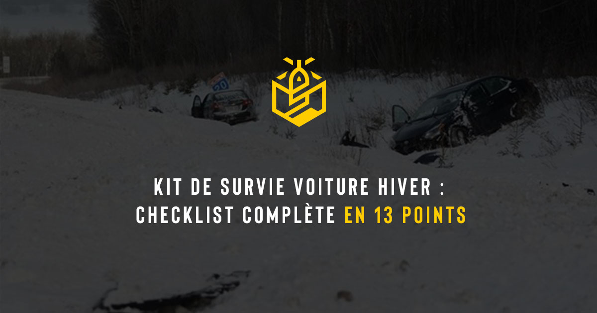 Kit de survie voiture hiver : checklist complète en 13 points