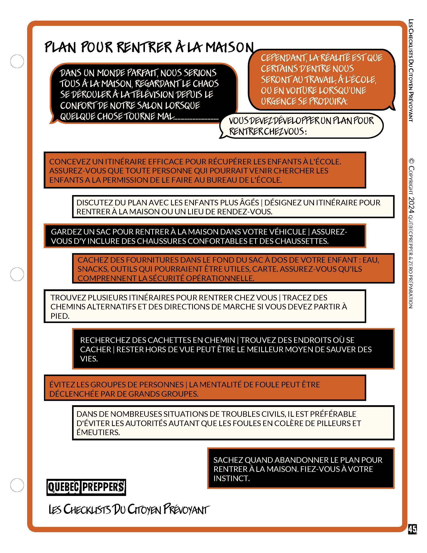 Les Checklists du Citoyen Prévoyant – Image 3