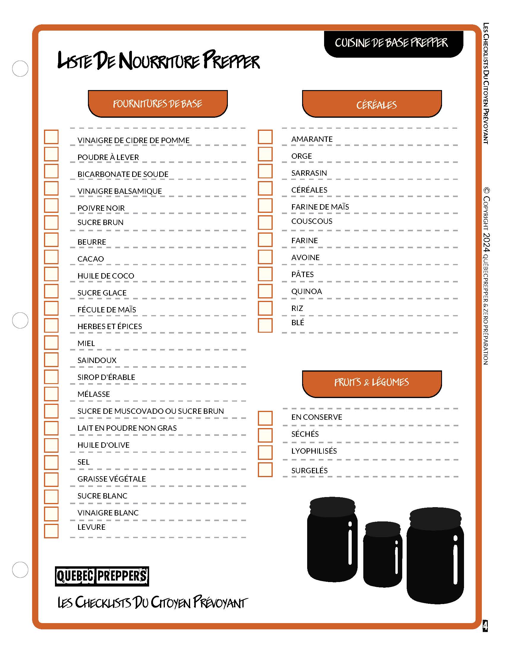 Les Checklists du Citoyen Prévoyant – Image 2