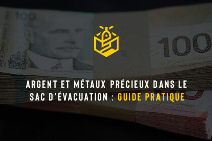 Argent et métaux précieux dans le sac d'évacuation : guide pratique
