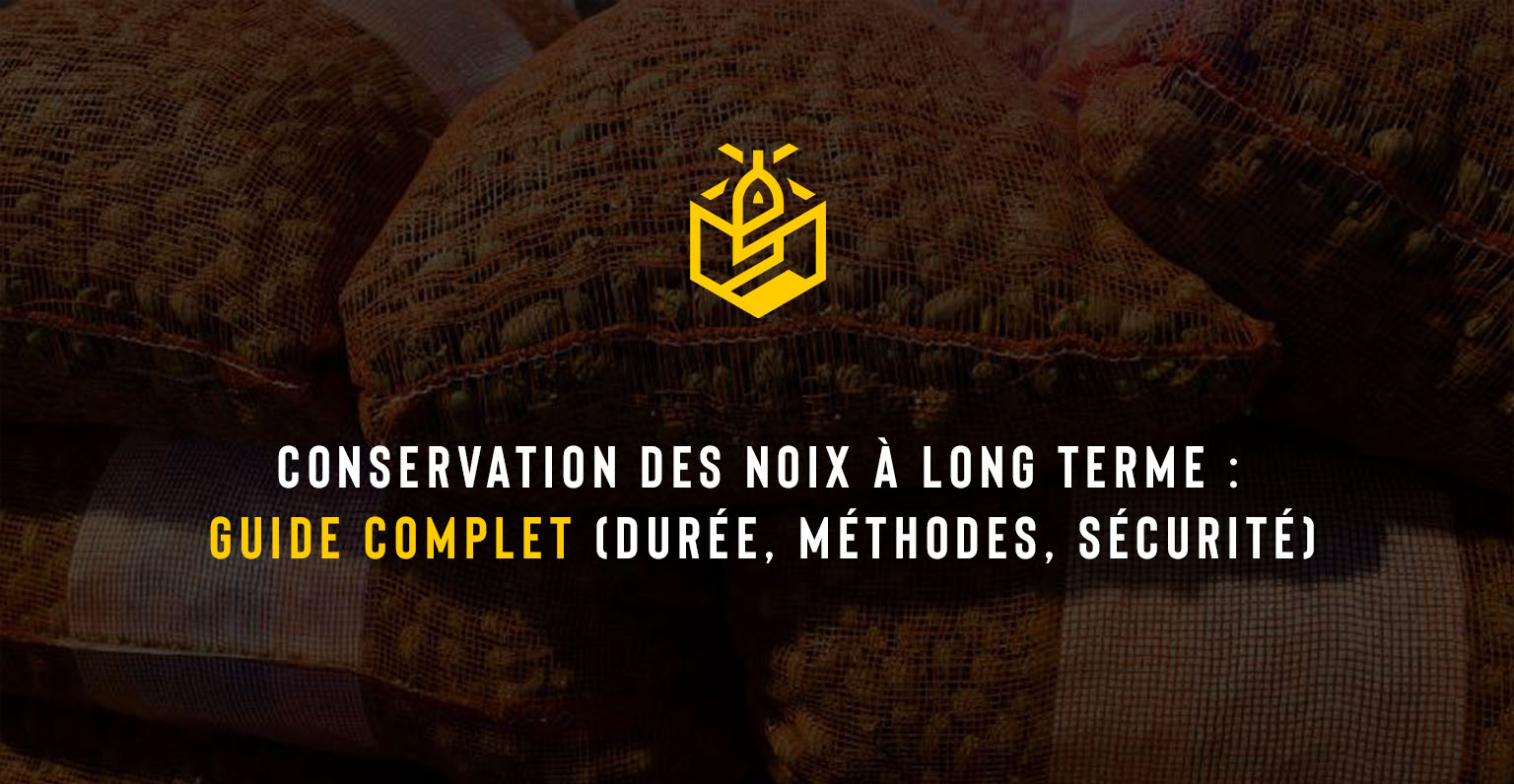 Conservation des noix à long terme - Guide complet (durée, méthodes, sécurité)
