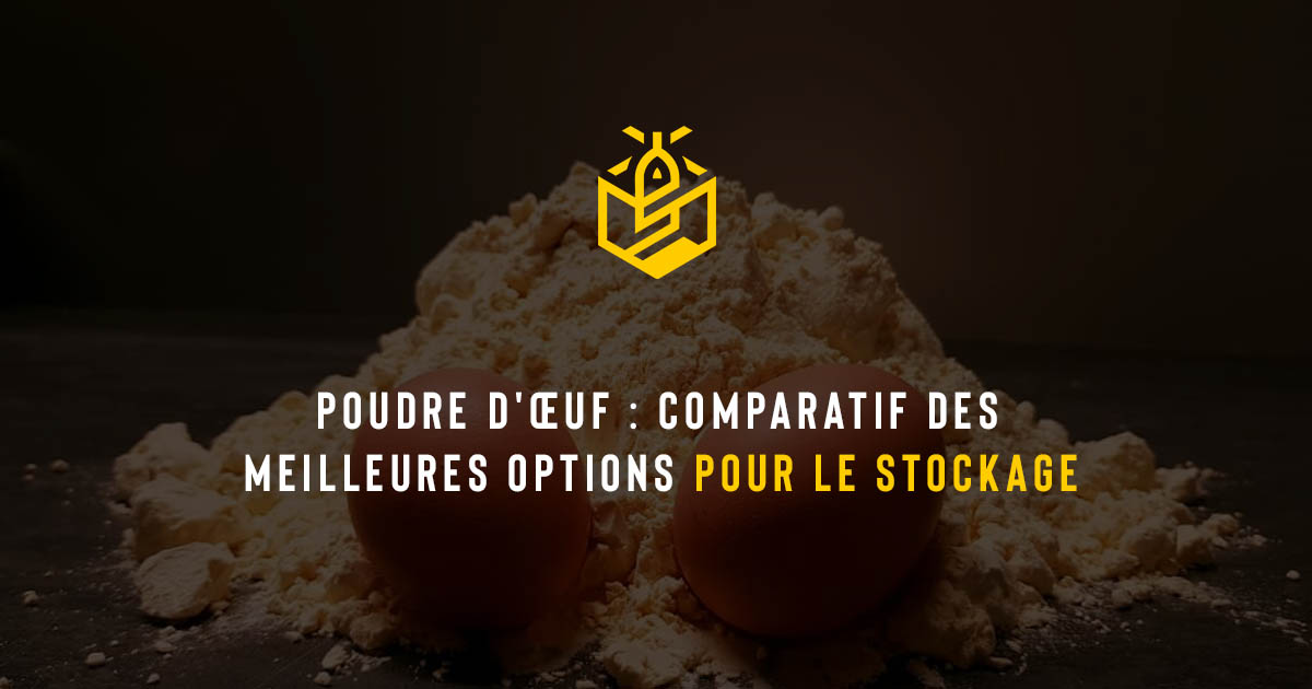 Poudre d'œuf : comparatif des meilleures options pour le stockage