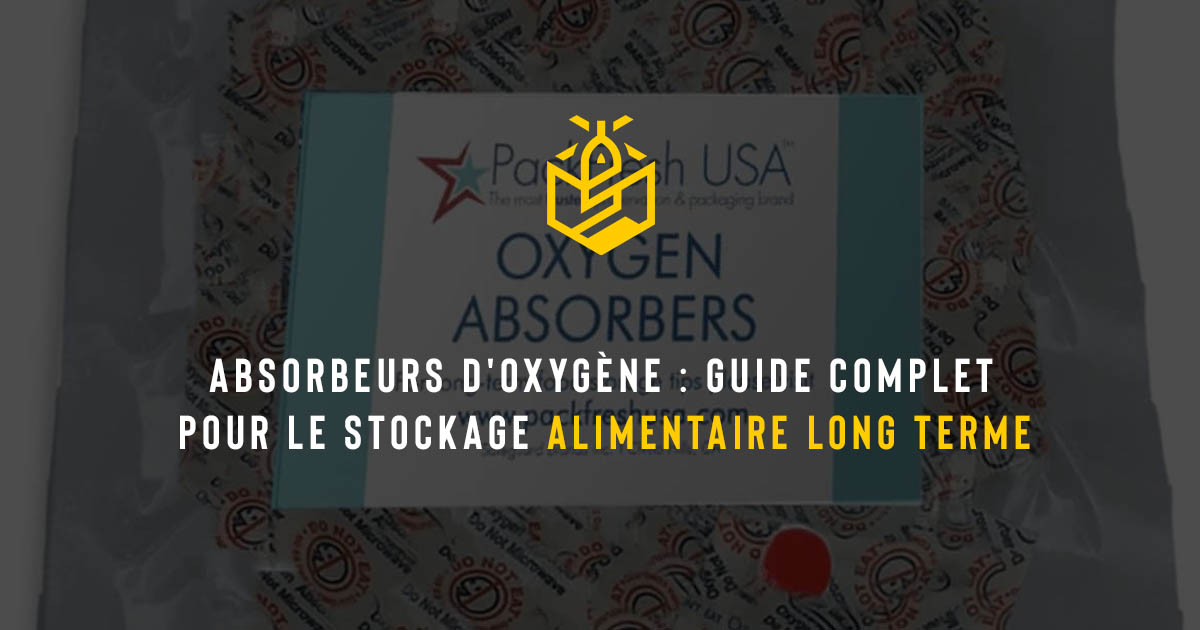 Absorbeurs d'oxygène : guide complet pour le stockage alimentaire long terme