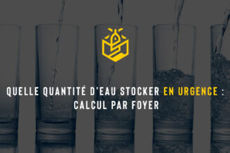 Quelle quantité d'eau stocker en urgence : calcul par foyer