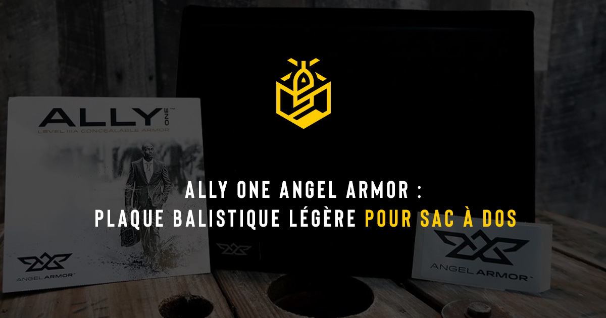 ALLY ONE Angel Armor : plaque balistique légère pour sac à dos