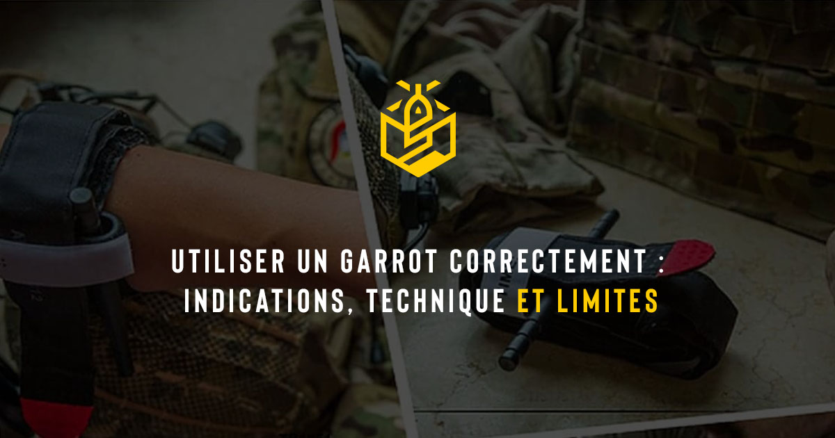 Utiliser un garrot correctement : indications, technique et limites