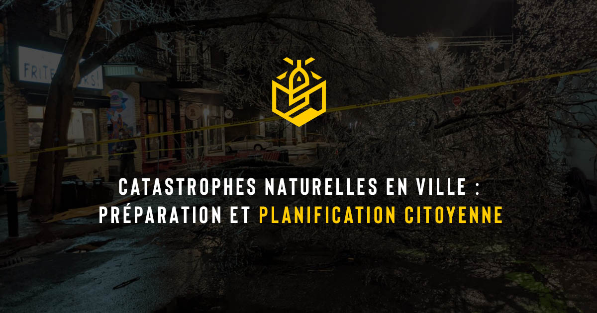 Catastrophes naturelles en ville : préparation et planification citoyenne