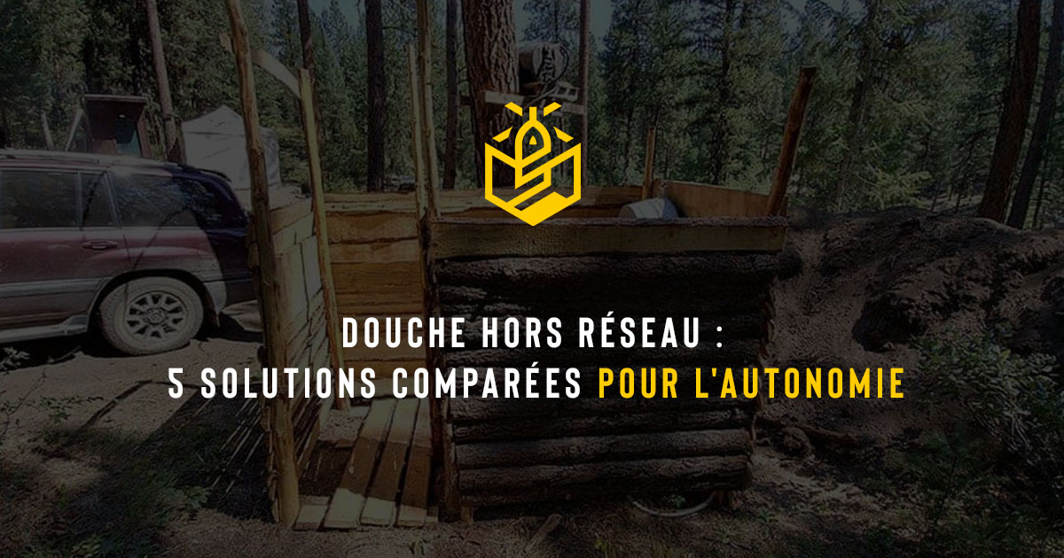 Douche hors réseau : 5 solutions comparées pour l'autonomie