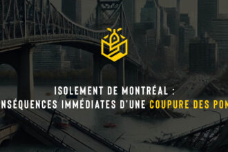 Isolement de Montréal : conséquences immédiates d'une coupure des ponts