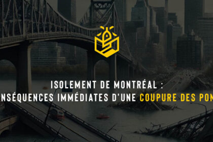 Isolement de Montréal : conséquences immédiates d'une coupure des ponts