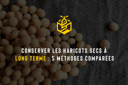 Conserver les haricots secs à long terme : 5 méthodes comparées