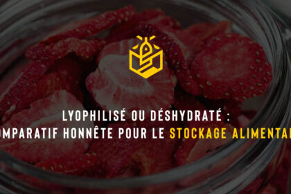 Lyophilisé ou déshydraté : comparatif honnête pour le stockage alimentaire
