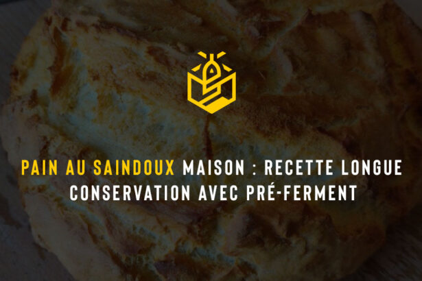 Pain au saindoux maison : recette longue conservation avec pré-ferment