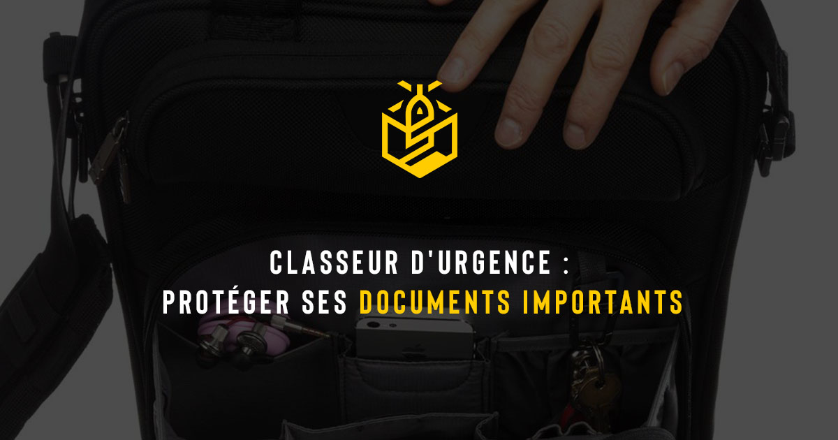 Classeur d'urgence : protéger ses documents importants