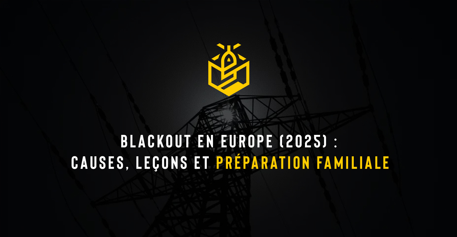 Blackout en Europe (2025) : causes, leçons et préparation familiale