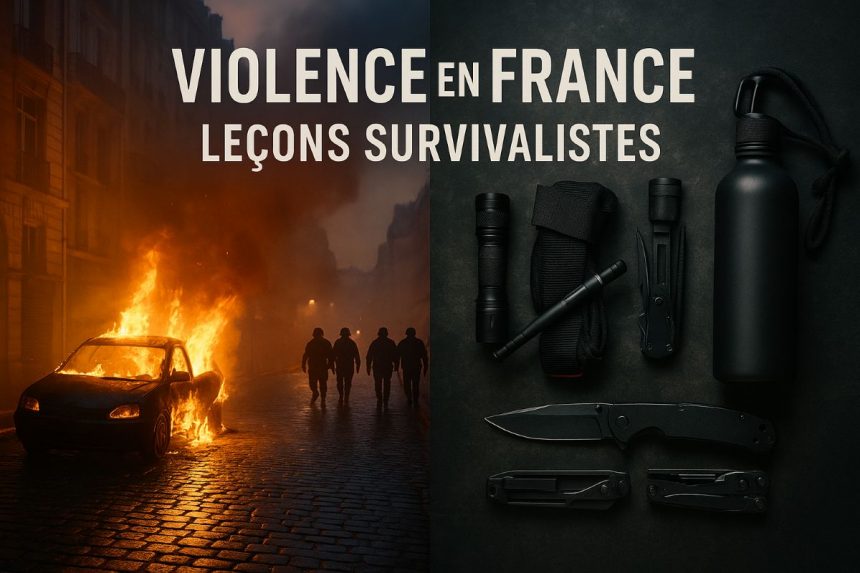 Violence en France 5 leçons survivalistes pour se préparer