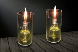 Comment fabriquer une lampe à huile végétale