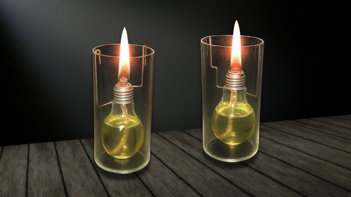Comment fabriquer une lampe à huile végétale