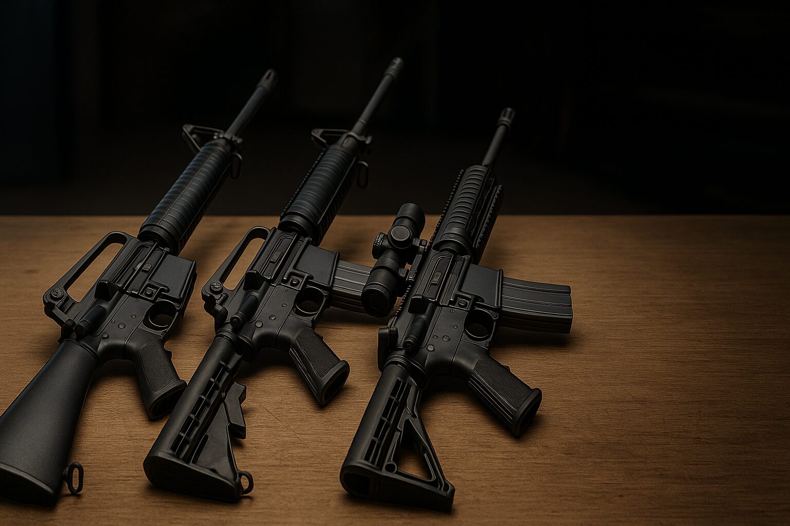 M4, AR-15 ou M16