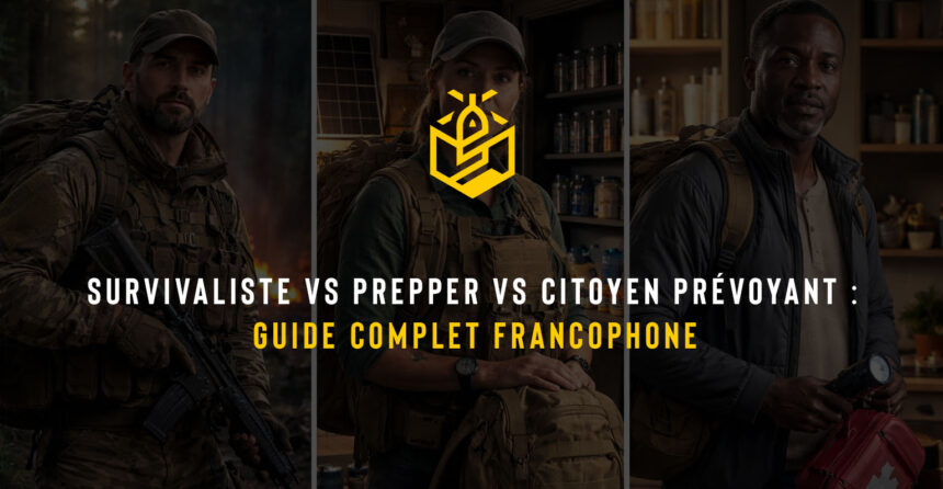 Survivaliste vs Prepper vs Citoyen Prévoyant : Guide complet francophone