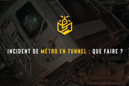 Incident de métro en tunnel : que faire ?